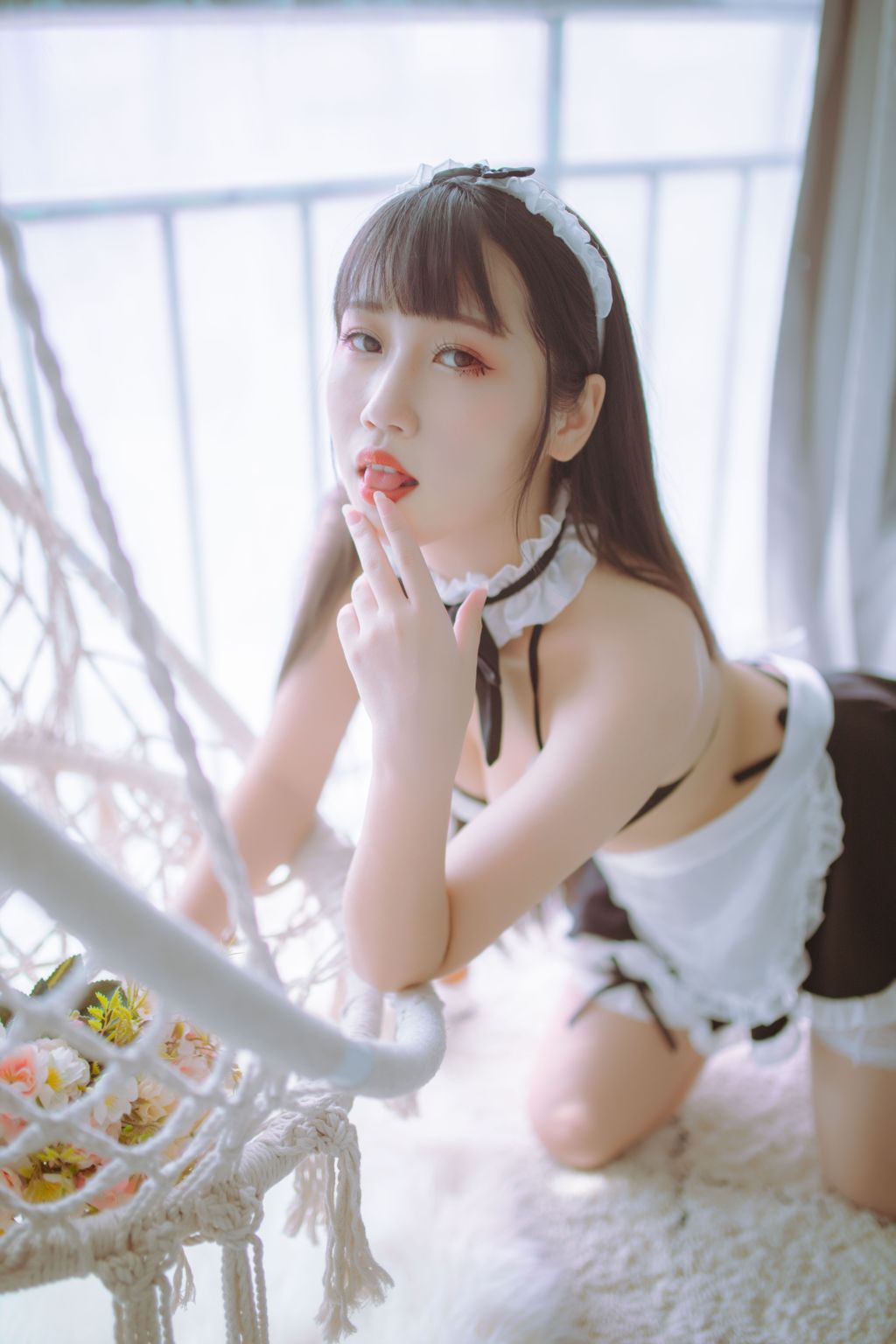 Coser@抖娘-利世: 猫女仆 (79 photos)